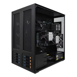 WS04A 1 4GPU 4090 China Supplier Server Network Storage Server for EATX Motherboard Hot swappable Graphic Workstation Chassis