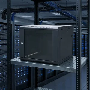 Wall-Mounted 6U 19-Inch Steel Network Cabinet Server Rack Enclosure with 4U, 9U, and 15U Options