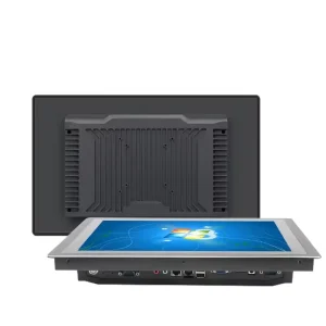 Wall-Mounted Waterproof Touchscreen Industrial Panel PC with Intel Processor for Locomotive Rooms