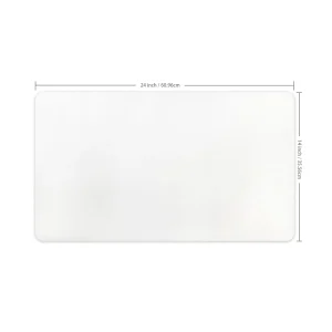 Washable 14×24 Inch White Anti-Slip Rubber Base Sublimation Printing Gaming Mouse Pad for Corporate Gifts