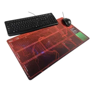 Washable Gaming Mouse Pad Custom Full Sublimation Print 1.5mm Thick 14×24 Mouse Mat for Computer