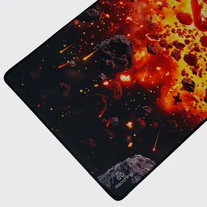 Washable Reusable Rubber OEM Custom Motif Desk Mouse Pad