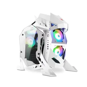 Water-Cooled ATX Full Tower Gaming PC Case with Open Tempered Glass Side Panel