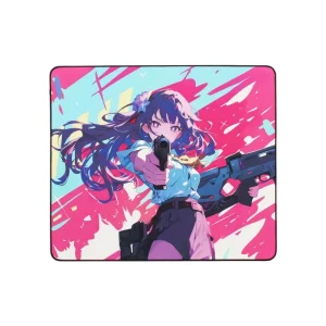 Waterproof Anime Rubber Gaming Mouse Pad Natural Hydrophobic Surface Level 4 Water Repellency Balanced X Y Friction Stock