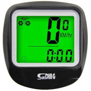 Waterproof Bicycle Speedometer Odometer with LCD Display and Digital Stopwatch