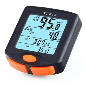 Waterproof Digital Bike Speedometer Odometer Cycling Stopwatch with Backlight LCD Display