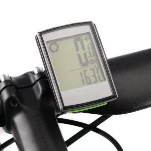 Waterproof LCD Backlight Stopwatch Wireless Cycling Bike Computer Speedometer Odometer