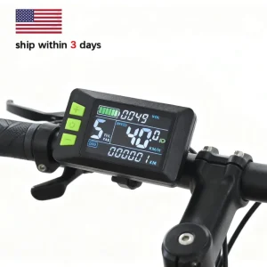 Waterproof Multi Function Bike Computer LCD Display Electronic Real Time Speed Distance Tracker for Cyclists Ebikers