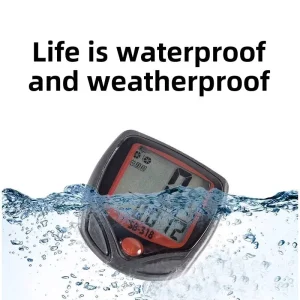 Waterproof Wired Bike Computer Digital Speedometer Odometer with Backlight for Mountain and Road Cycling