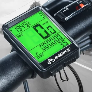Waterproof Wireless Digital Bike Speedometer Odometer Cycling Speed Counter ABS Bike Stopwatch