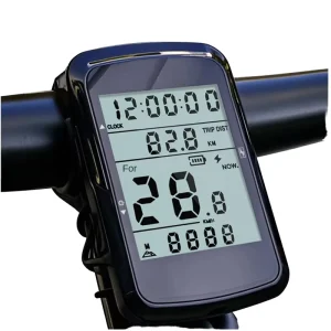 Waterproof Wireless GPS Bicycle Computer Odometer with Speed Sensor and USB Rechargeable Battery