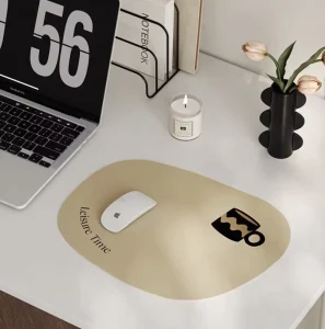 Wear Resistant Soft PVC Mouse Pad Anti Fray Soft Custom Mousepad for Home Desktop Setup