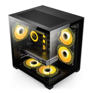 White Mini Tower Micro ATX Gaming PC Case USB 3.0 High Airflow