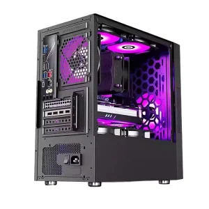 Wholesales Custom I9 13900K 64GB RTX 4090 4060 GTX1660 2TB SSD 4TB HDD RGB ATX Mesh Panel Gaming Computer Cases MATX PC Case