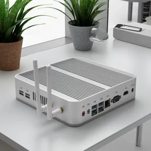 Win 10 Linux Micro Desktop Pc Computer Hardware Core I3 7167U Mini Fanless Office PC with VGA USB WIFI