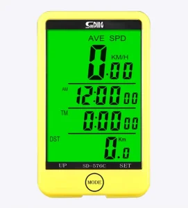 Wired Backlight Bicycle Computer LCD Touch Screen Waterproof Bike Odometer Speedometer Stopwatch