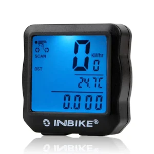 Wired Bike Computer 528 with Waterproof Backlight, Digital Speedometer and Odometer