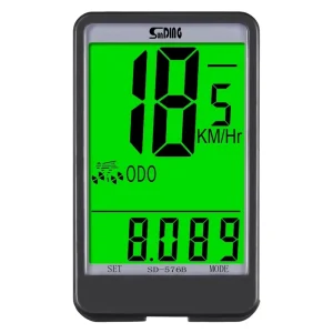 Wired Cycling Bicycle Computer for Road Mountain Bike with Luminous MTB Speedometer Odometer