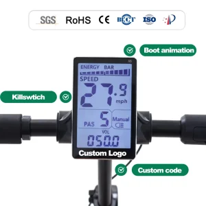 Wired Digital Bike Speedometer Odometer Waterproof LCD E-Bike Computer with Backlight for Road Bikes