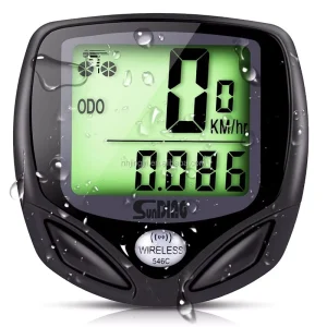 Wired GPS Digital Bike Computer Speedometer with LCD Display and Sensor Waterproof IP66 Bicycle Odometer