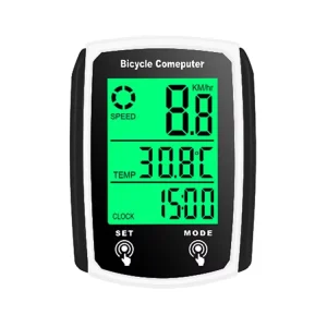 Wired LED Digital Bicycle Computer Speedometer Odometer Touchscreen Waterproof