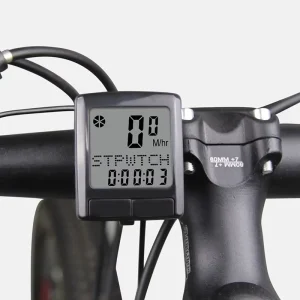 Wired Waterproof Bicycle Computer with Luminous Display, Speed and Mileage Counter for Road and Mountain Bikes