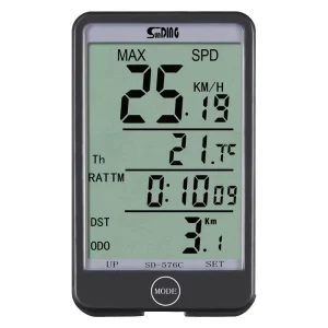 Wireless Bicycle Computer Speedometer Bike Computer Cycling Odometer MPH Outdoor Exercise Rainproof