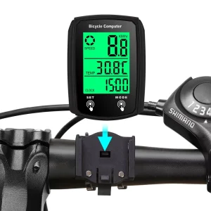 Wireless Bicycle Computer with Speed Cadence Sensor Waterproof Bike Computer