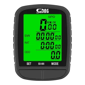Wireless Bicycle Speedometer Multifunction Odometer Waterproof Cycle Computer