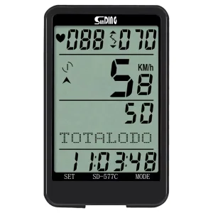 Wireless Bike Computer Heart Rate Monitor Bicycle Speedometer Cycling Odometer Wireless Cadence Sensor Outdoor Rainproof