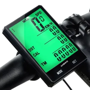 Wireless Bike Computer Speedometer Odometer Rainproof Cycling Computer Temperature Stopwatch