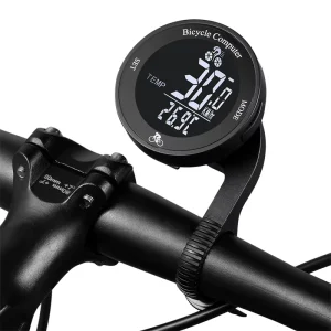 Wireless Bike Computer Waterproof Bicycle Odometer with Multi-Function LCD Screen