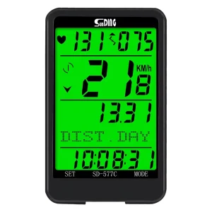Wireless Bike Computer with Wireless Heart Rate Monitor