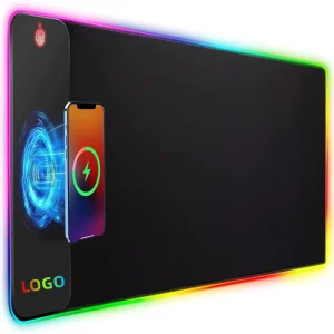 Wireless Charging RGB Gaming Mouse Pad 15W 800x300x4mm 10 Light Modes Extra Large Waterproof in Stock