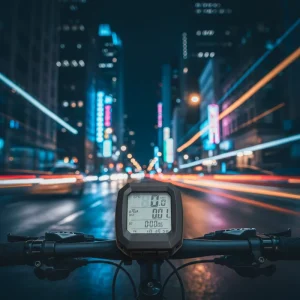 Wireless Digital Bike Computer LCD Display 1.7-inch Large Screen IPX4 Waterproof Sensor for Road Bike