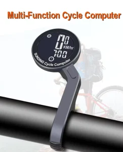 Wireless Digital Bike Speedometer Odometer with Handlebar Stopwatch LCD Display