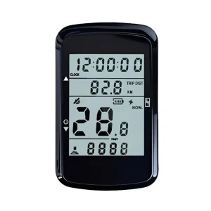 Wireless GPS Bicycle Computer Odometer and Cycling Speedometer with Waterproof Design