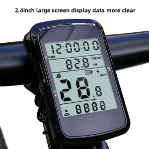 Wireless Large Screen Cycling Monitor GPS Backlight Bicycle Riding Data Device