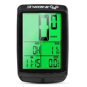 Wireless Waterproof Bike Computer Large Screen Cycling Speedometer Odometer