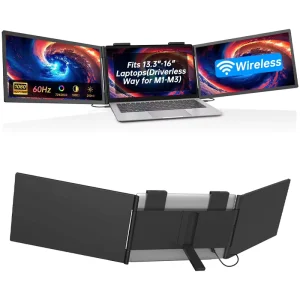 Worldwide Shipping Eimio OEM 14 Inch 1080P IPS Type C Portable Ultra Slim Dual Screen Wireless Laptop Monitor