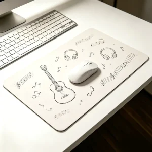 Wrinkle Free Mousepad Smooth Custom PVC Mousepad Gaming Mouse Mat for Archive Room