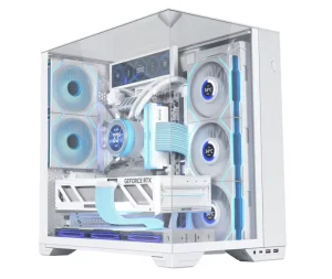 X400 Full Tower Gaming PC Case ATX Tempered Glass with Back Connect Design