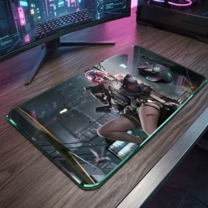 XL 900400mm Extended Glass Desk Mat Custom Gaming Mouse Pad Waterproof