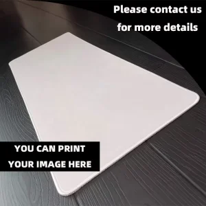 XXL Anti-Slip Rubber Gaming Mouse Pad with Stitched Logo Print and Large Desk Pad