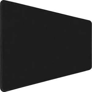 XXL Gaming Mouse Pad Waterproof Non Slip Stitched Edge Black Blank Pad Mouse for Computer Office Home Use