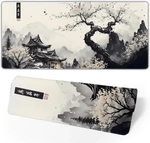 XXL Large Gaming MousePad Anti Slip Rubber Mouse Pad Custom Logo Full Coverage Desk Mat Gamers & Office Use