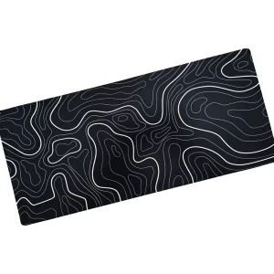 XXL Large Rectangular Office Desk Mat Gaming Mouse Pad with Stitched Edge