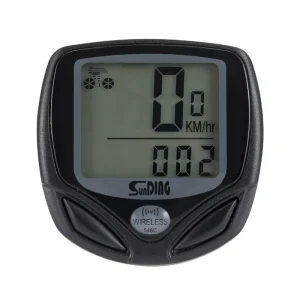 YS Factory Electronic Bicycle Speedometer Odometer LED Display Rechargeable USB Wireless Waterproof Aluminum Bicycle Computer