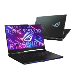 rog brand new ordinateur portable strix g16 gaming laptop inch 2.5k 240hz 500nit ryzen9 9955x3d rtx 5070 ti