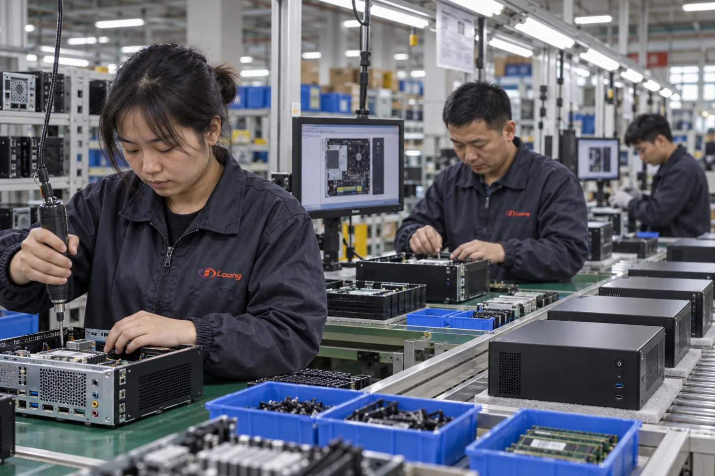 Computer assembly line